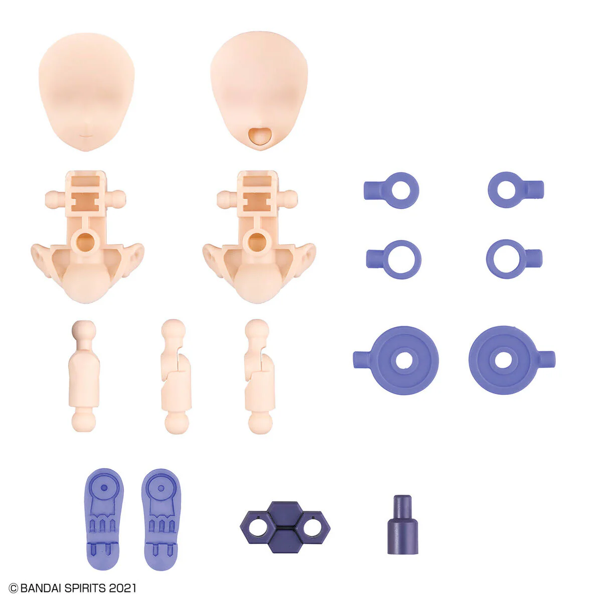 Bandai 30 Minutes Sisters 30MS Option Parts Set 11 (Fang Costume) [Color A] Model Kit - Image 2