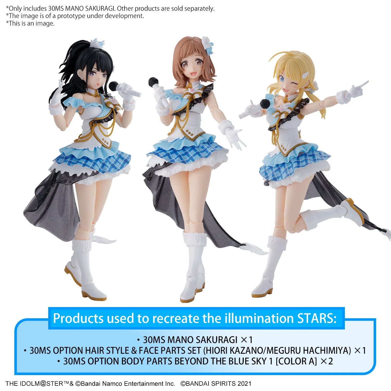 Bandai 30 Minutes Sisters THE iDOLMASTER Shiny Color Mano Sakuragi Model Kit - Image 13
