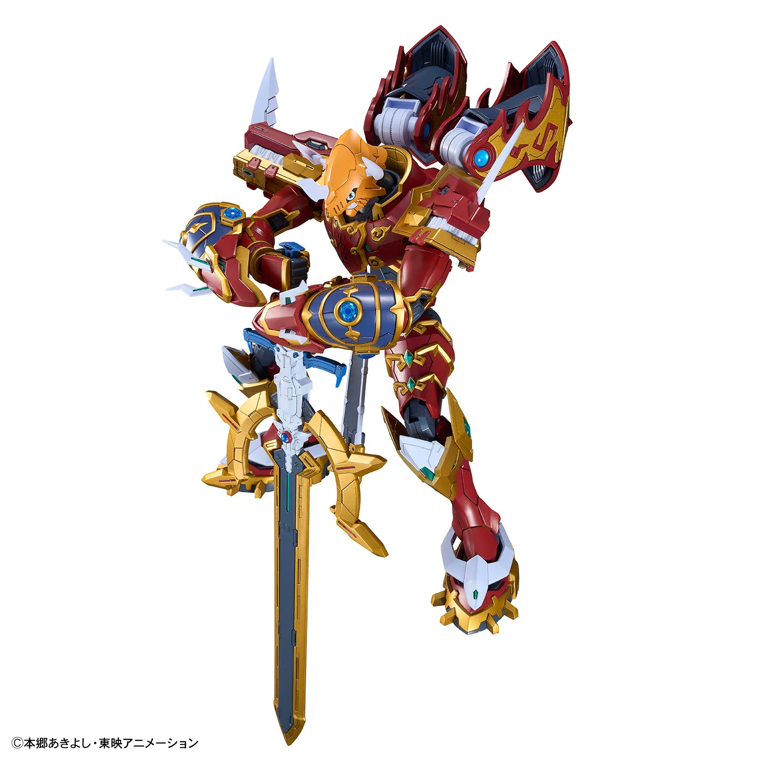 Bandai Digimon Adventure Figure-rise Standard Amplified Kaisergreymon Model Kit - Image 7