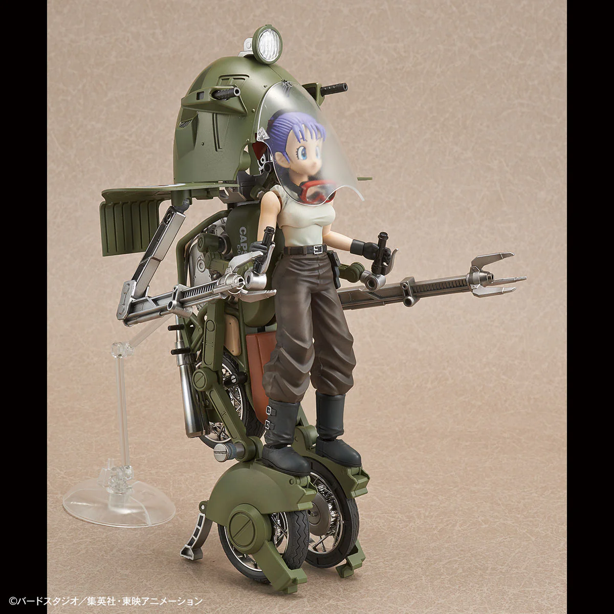 Bandai Figure-rise Mechanics Dragon Ball Z Bulma's Variable No.19 Bike Model Kit - Image 9