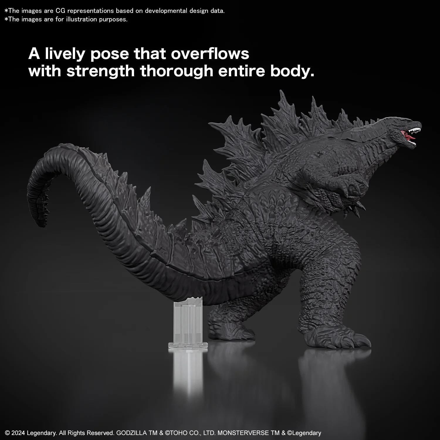 Bandai Godzilla (2024) from “Godzilla X Kong: The New Empire" Model Kit - Image 10