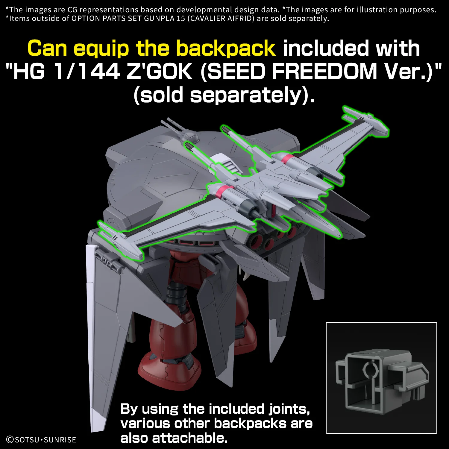 Bandai Gundam Option Parts Set Gunpla 15 (Cavalier Aifrid) Model Kit - Image 16