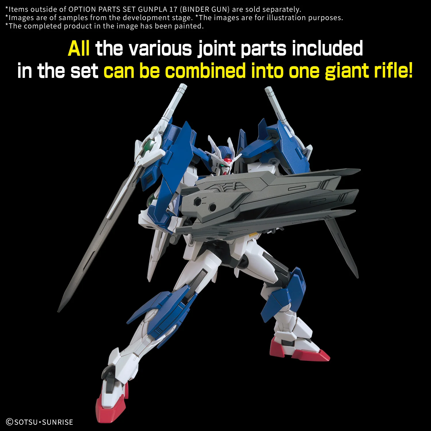 Bandai Gundam Option Parts Set Gunpla 17 (Binder Gun) Model Kit - Image 12