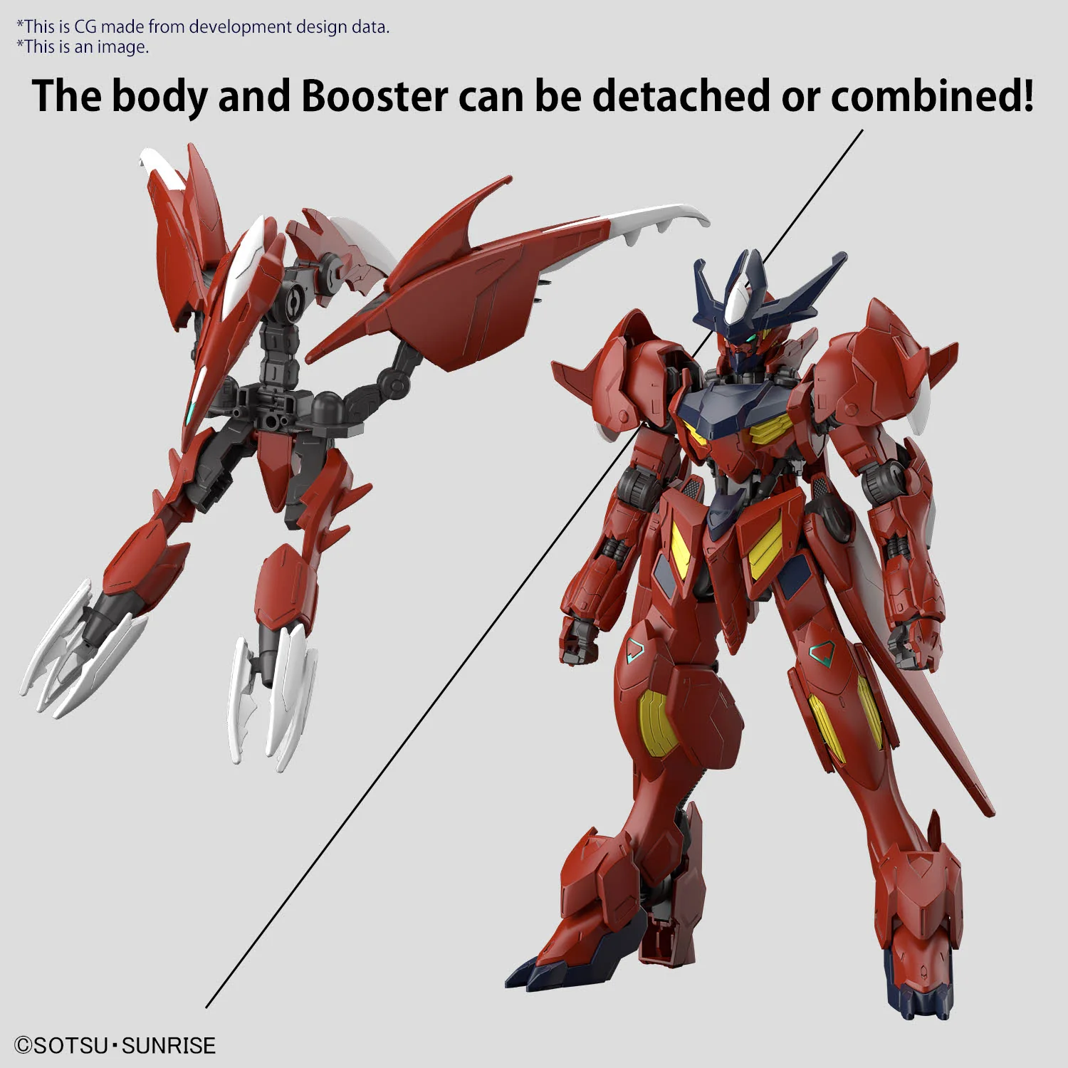 Bandai HG Gundam Build Metaverse 1/144 Gundam Amazing Barbatos Lupus Model Kit - Image 10