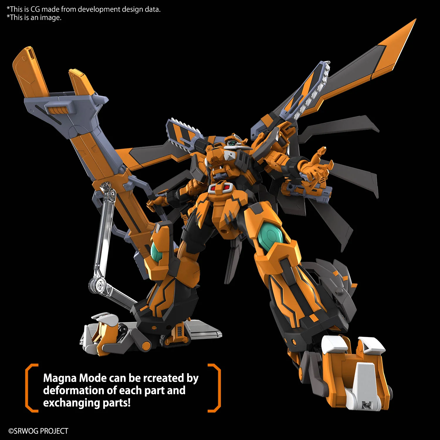 Bandai HG Super Robot Wars OG Gunleon Model Kit - Image 13