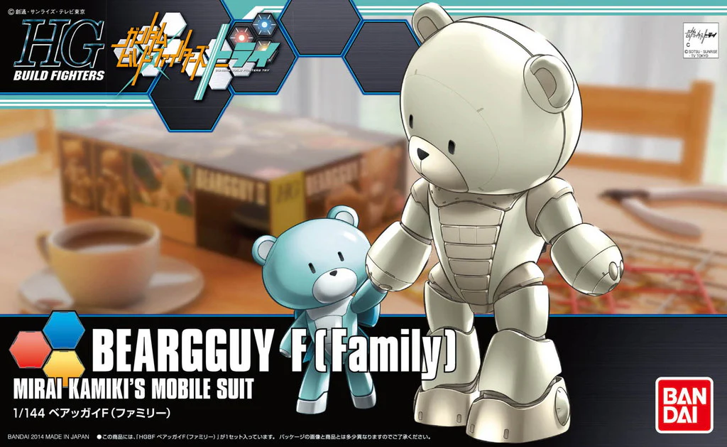 Bandai HGBF 1/144 Beargguy F [Family] Model Kit - Image 3