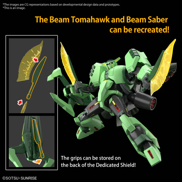 Bandai HGUC 1/144 PMX-002 Bolinoak-Sammahn Model Kit - Image 9