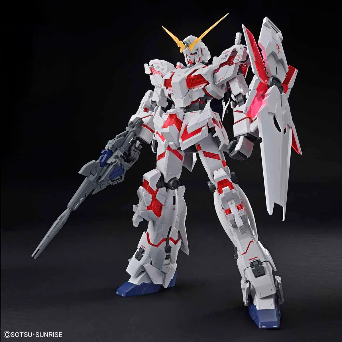 Bandai Mega Size Model 1/48 RX-0 Unicorn Gundam (Destroy Mode) Model Kit - Image 2