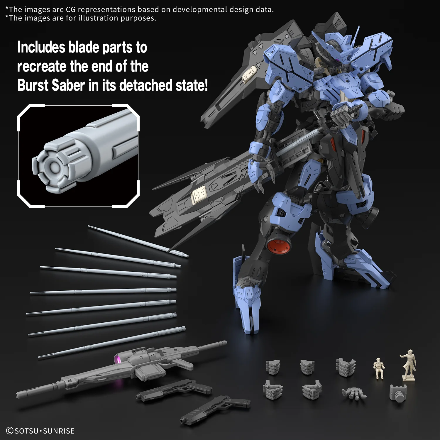 Bandai MG 1/100 ASW-G-XX Gundam Vidar Model Kit - Image 12