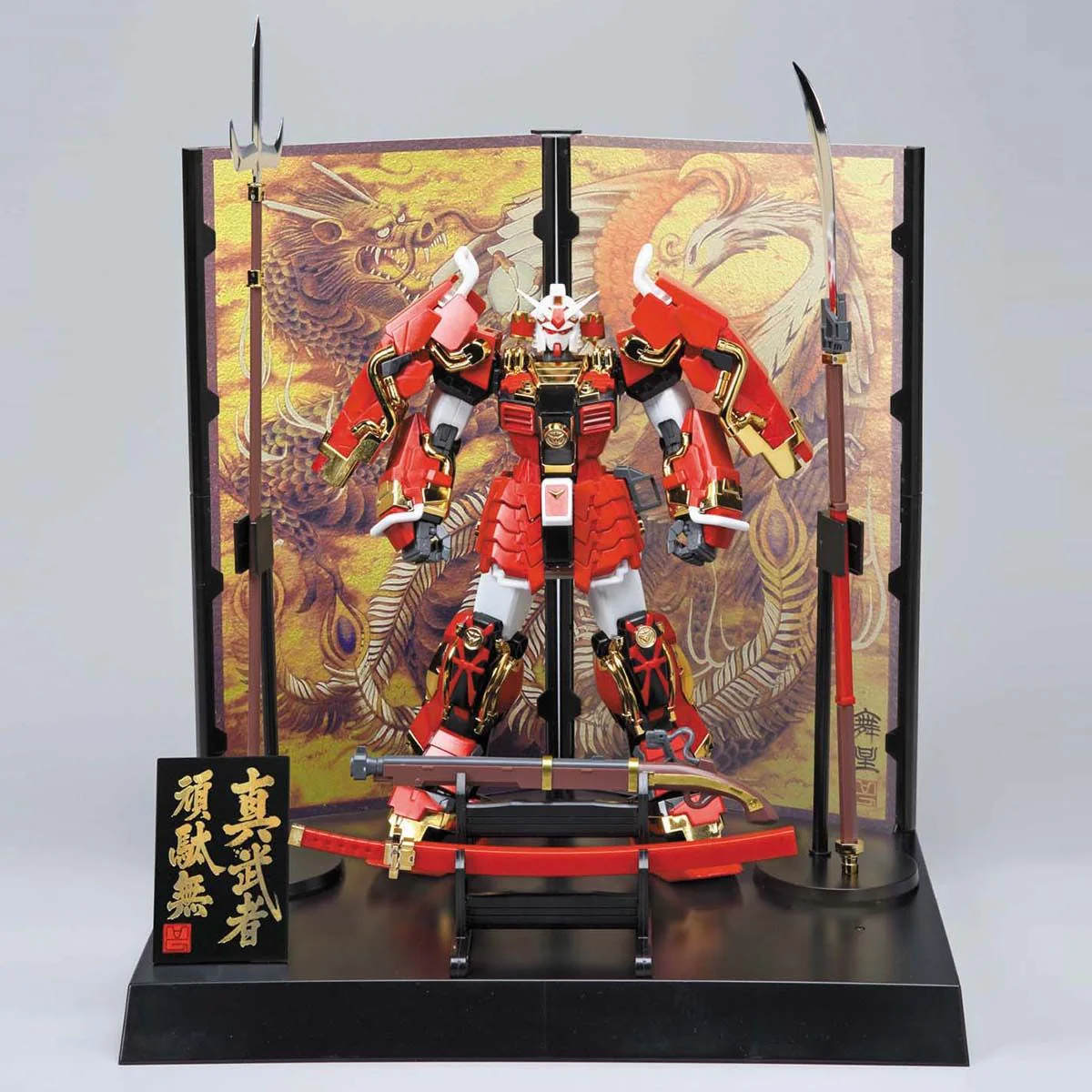 Bandai MG 1/100 Shin Musha Gundam Sengoku No Jin Model Kit - Image 3