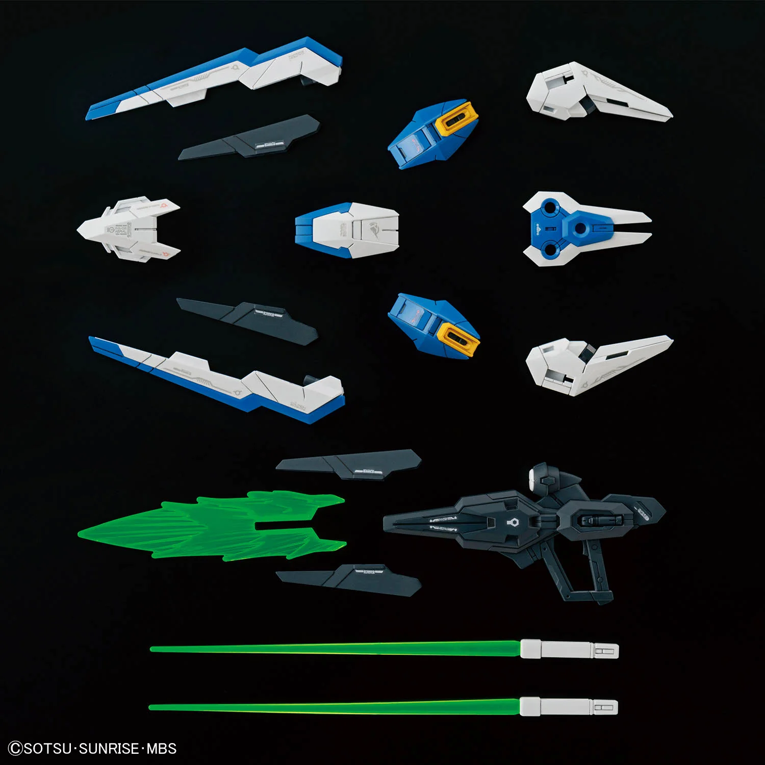 Bandai MGSD Master Grade SD Gundam Aerial Model Kit - Image 12