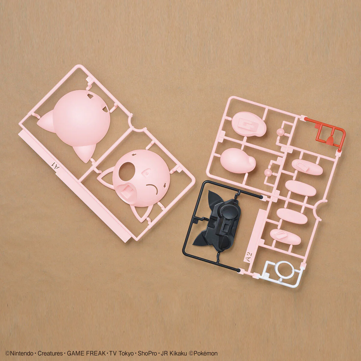 Bandai Pokemon Plamo Collection Quick!! 09 Jigglypuff Model Kit - Image 5