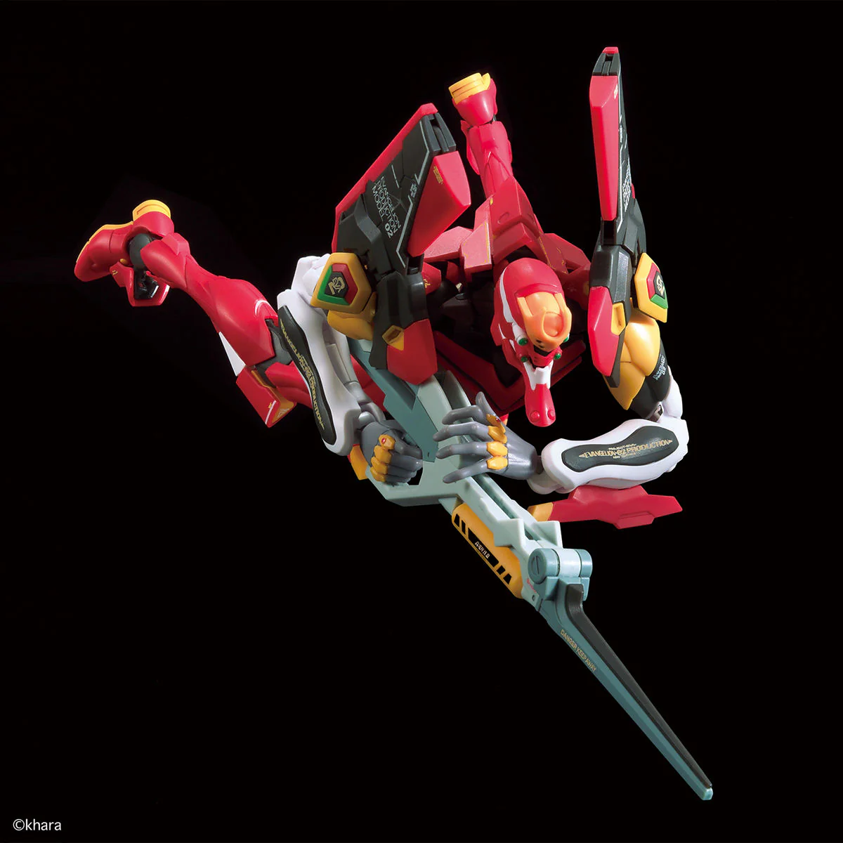 Bandai RG 1/144 Evangelion Production Model EVA Unit-02 Model Kit - Image 7