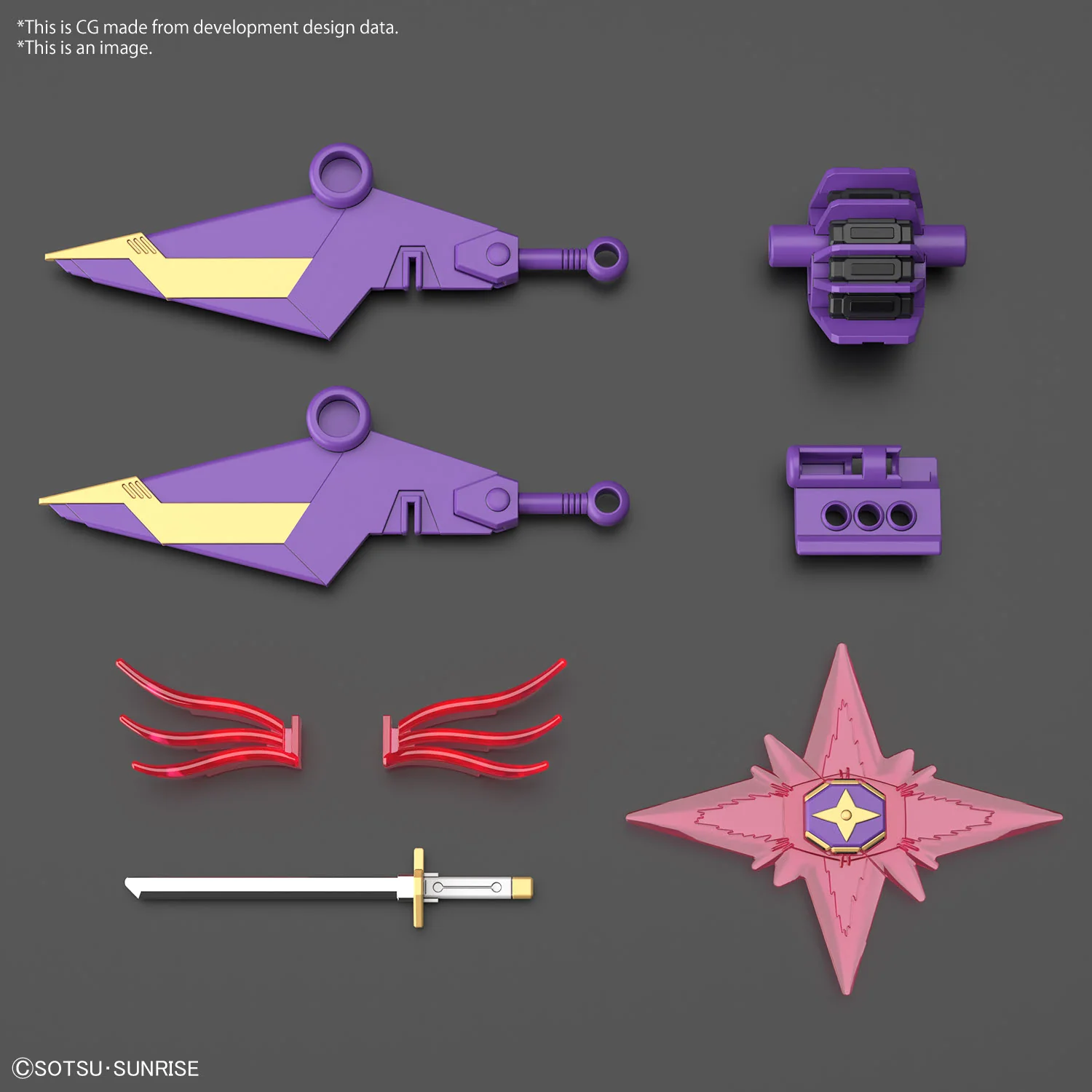 Bandai SDCS CROSS SILHOUETTE Gundam Build Metaverse F-Kunoichi Kai Model Kit - Image 12