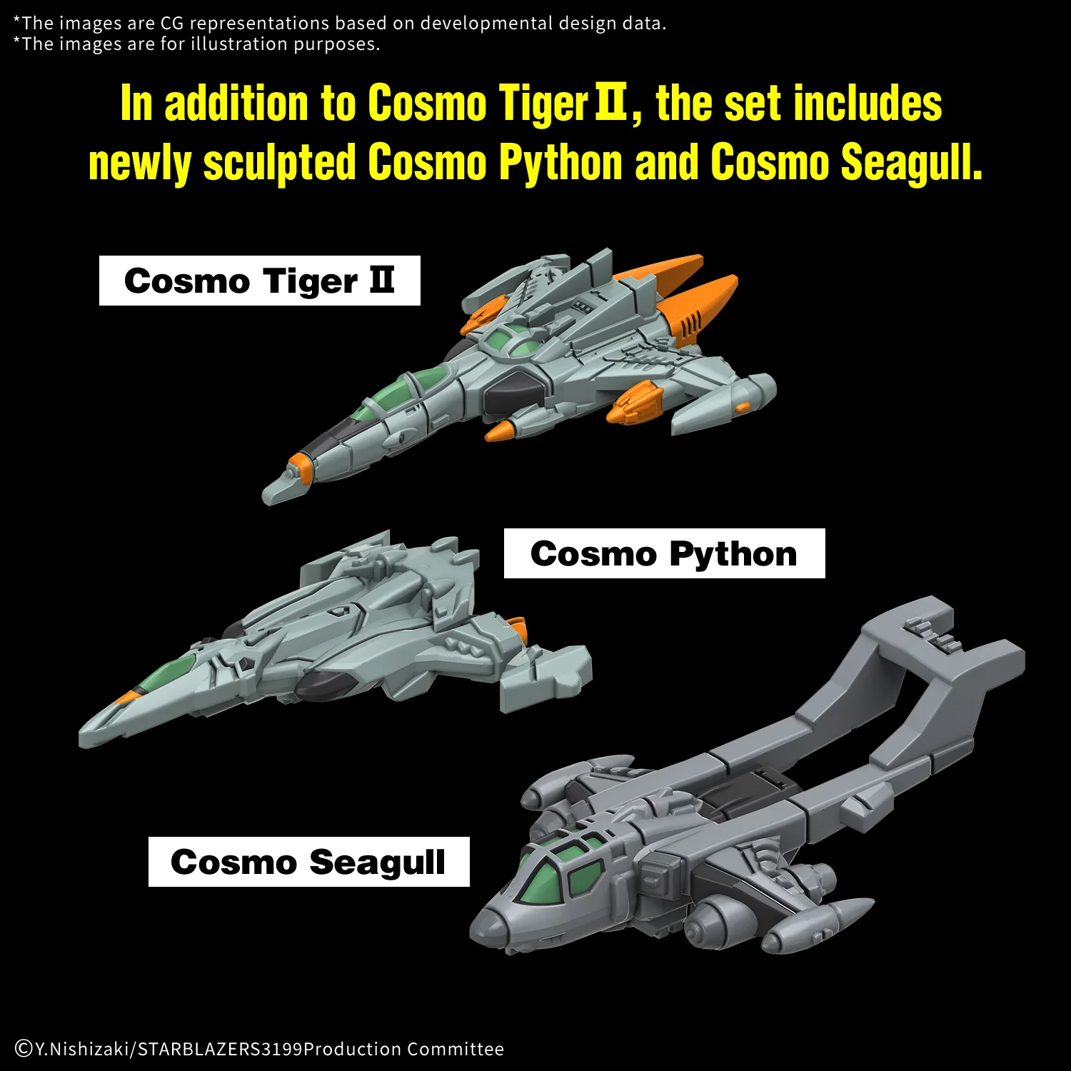 Bandai Star Blazers 1/1000 EFCF Hyuga Class Battlecarrier DCV-01 Hyuga Model Kit - Image 14
