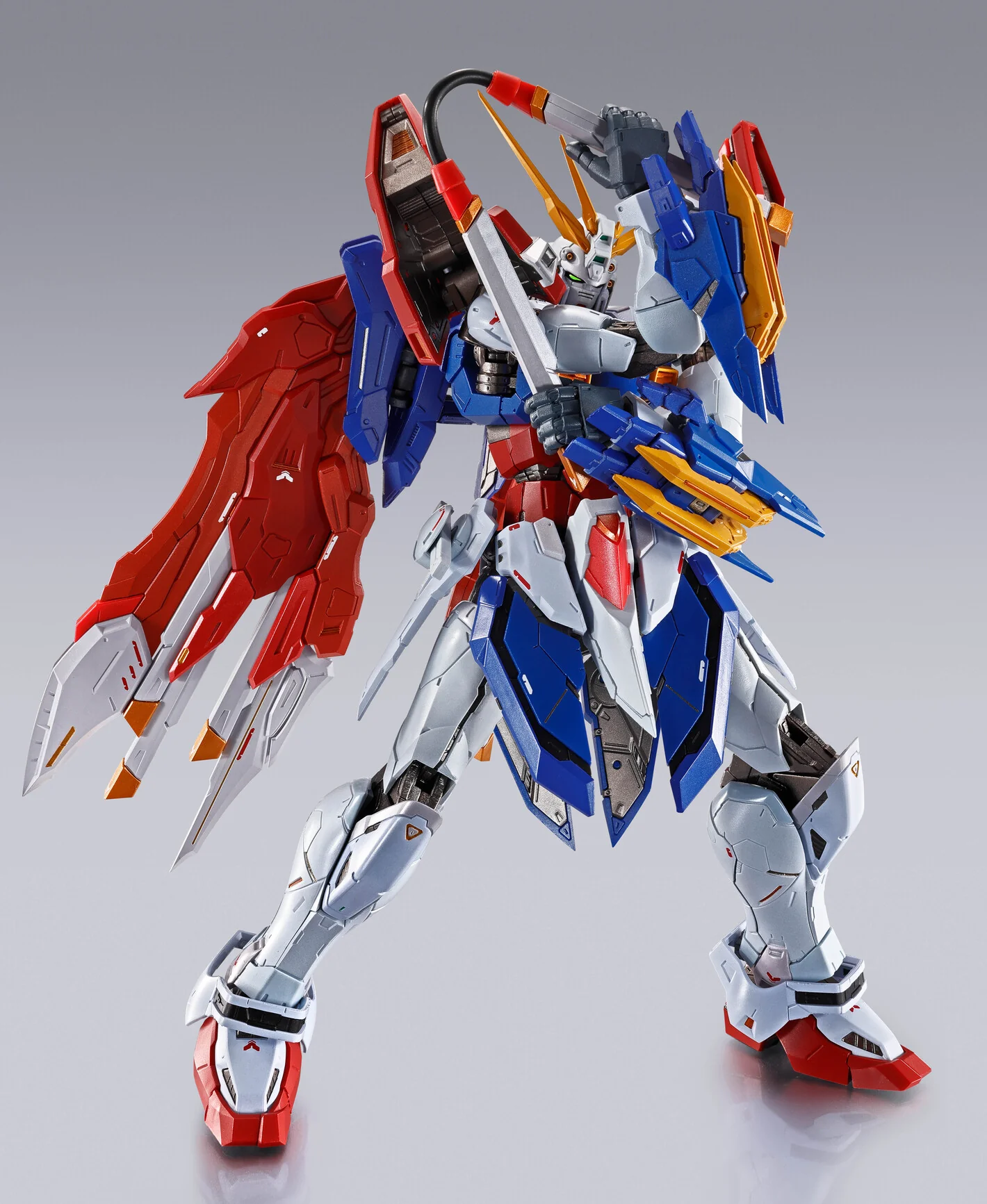 Bandai Tamashii Nations Metal Build GF13-017NJII God Gundam & God Gundam Second Action Figure - Image 15