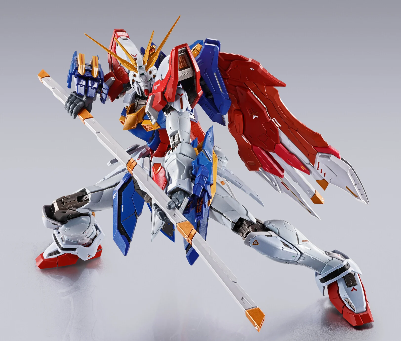 Bandai Tamashii Nations Metal Build GF13-017NJII God Gundam & God Gundam Second Action Figure - Image 16