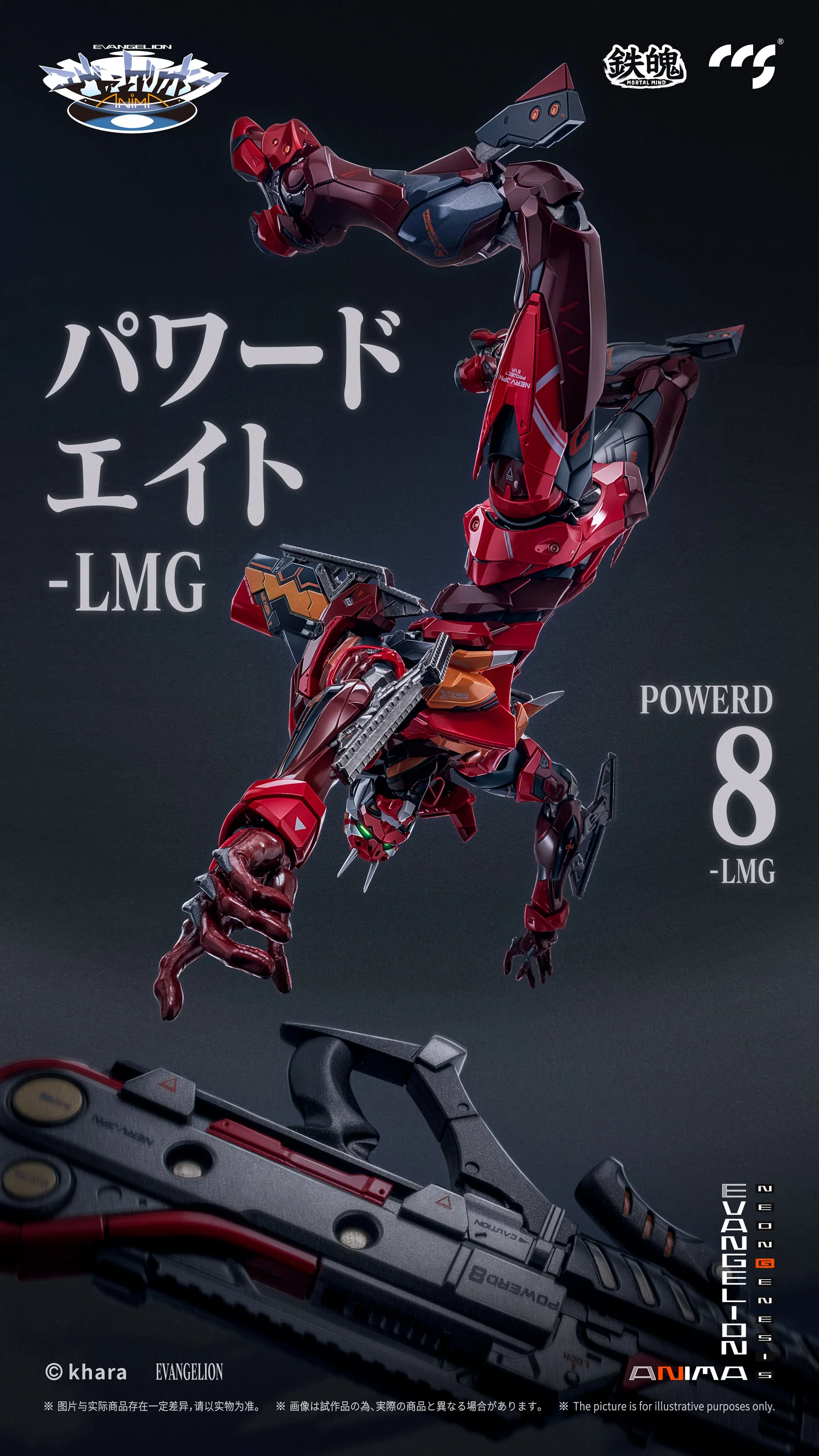 CCS Toys Mortal Mind Evangelion ANIMA Unit-02 Type II Action Figure - Image 7