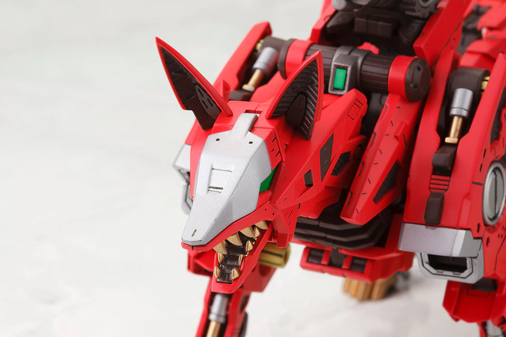 Kotobukiya HMM 1/72 ZOIDS RZ-046 Fire Fox Marking Plus Ver. Model Kit - Image 11
