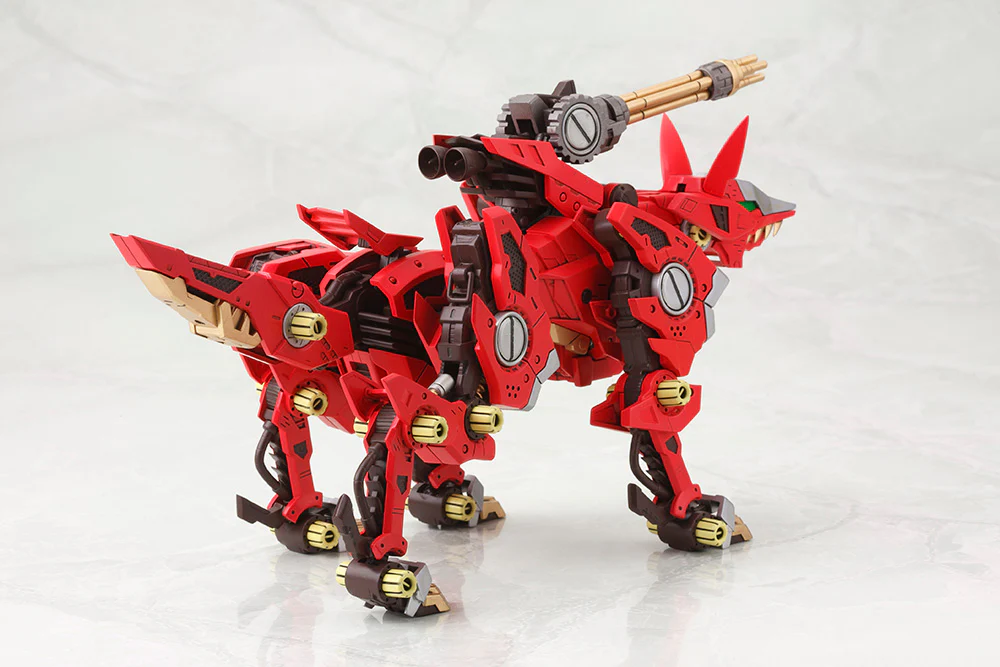Kotobukiya HMM 1/72 ZOIDS RZ-046 Fire Fox Marking Plus Ver. Model Kit - Image 2